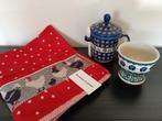 Bunzlau Castle handdoek, brewing mug en creambowl, Huis en Inrichting, Ophalen of Verzenden, Nieuw