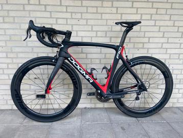 Pinarello Dogma F10 full carbon maat 56, Enlèvement, Comme neuf, Carbone