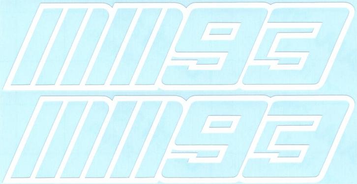 Marc Márquez 93 sticker set #33, Motoren, Accessoires | Stickers, Verzenden
