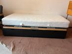 ️ IKEA 1-zitsbed met matras + boxspring - Zeer goede staat, Ophalen, 90 cm, Eenpersoons, Zwart