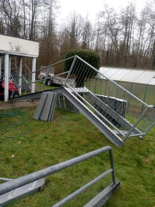 GEGALVANISEERDE  TRAPPEN TRAP, Doe-het-zelf en Bouw, Ladders en Trappen, Trap, Ophalen of Verzenden