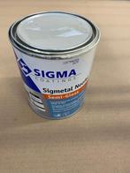 0,75 liter Sigma metaalverf, Doe-het-zelf en Bouw, Verf, Beits en Lak, Ophalen, Wit, Zo goed als nieuw, Lak