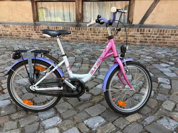 Mooie meisjesfiets inclusief fietshelm, Fietsen en Brommers, Ophalen, Gebruikt, 20 inch