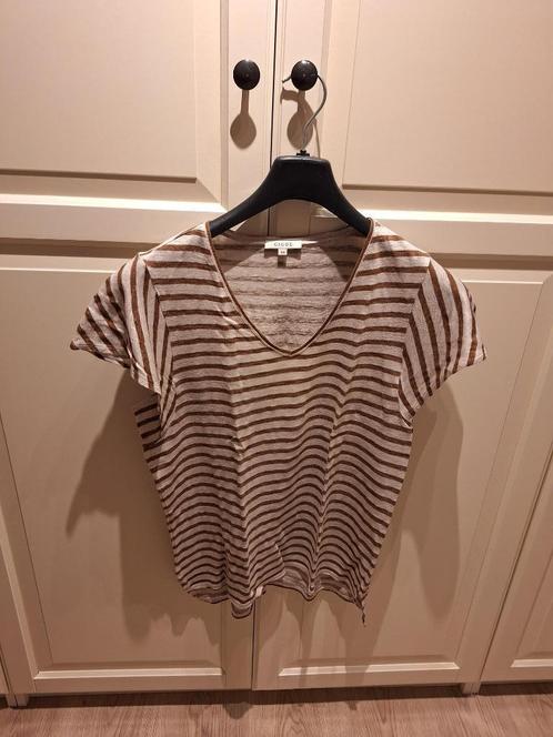 Mooi degelijk T-shirt, Gigue, splinternieuw, Kleding | Dames, T-shirts, Nieuw, Maat 42/44 (L), Beige, Korte mouw, Ophalen of Verzenden