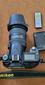 Nikon D80 body met Nikon Afs 18-200mm VR lens, grip, lader, Ophalen of Verzenden, Zo goed als nieuw, Nikon
