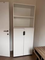 Degelijke IKEA Galant archiefkast met opbouwdeel, 25 à 50 cm, Avec porte(s), Utilisé, 50 à 100 cm