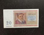 20 frank 1956 De Lassus-De Monte FDC!!, Ophalen of Verzenden, Los biljet