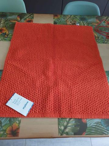 Mylene home & interieur badmatten in 3 maten en kleuren, Enlèvement ou Envoi, Neuf, Orange, Tapis de bain