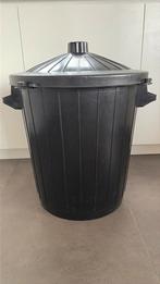 Ton met deksel 50 liter, Ophalen, Zo goed als nieuw, Kunststof