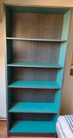 Boekenkast met 4 schappen (groen), Huis en Inrichting, Kasten | Boekenkasten, Ophalen, Met plank(en), Gebruikt, 50 tot 100 cm