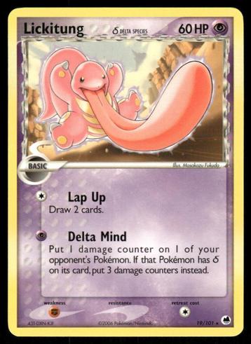 Lickitung δ 19/101 - Dragon Frontiers beschikbaar voor biedingen