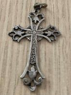 Pendentif croix en argent, Handtassen en Accessoires, Antieke sieraden, Hanger, Zilver, Ophalen