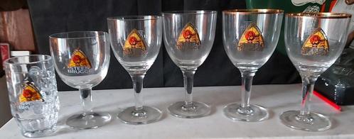 Steenbrugge 6 verschillende glazen, Verzamelen, Biermerken, Zo goed als nieuw, Ophalen of Verzenden