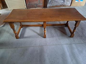 vintage eiken zitbank voor binnen  beschikbaar voor biedingen