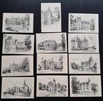 Tekeningen Herman Verbaere op kaarten 12x18 cm, Ophalen of Verzenden, Zo goed als nieuw