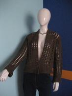 Bruine Cardigan CNB Jeans  Maat XL, Bruin, Maat 46/48 (XL) of groter, Ophalen of Verzenden, Zo goed als nieuw
