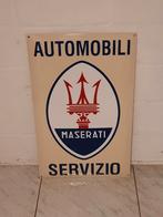 Belle reproduction plaque Maserati., Verzamelen, Merken en Reclamevoorwerpen, Zo goed als nieuw, Ophalen