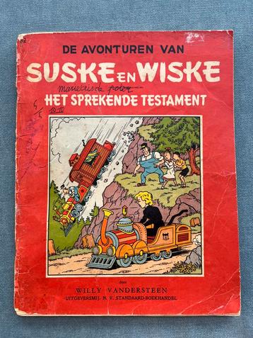Suske en Wiske: Het Sprekende Testament, eerste druk beschikbaar voor biedingen