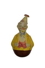 Grote Schoenhut Roly Poly Wobble Clown Papier Mache, Ophalen of Verzenden