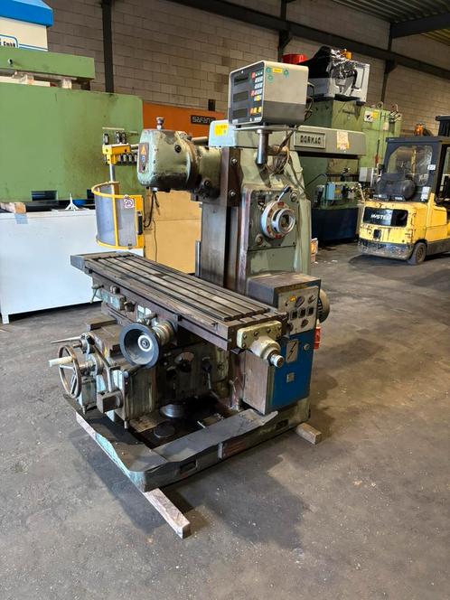 Dormac FU 120 met digitale uitlezing freesmachine freesbank, Doe-het-zelf en Bouw, Draaibanken, Zo goed als nieuw, Freesbank, Minder dan 500 mm