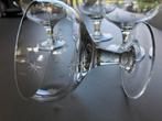 4 mooie, oude champagne coupes in mooi geslepen glas, Antiek en Kunst, Antiek | Glaswerk en Kristal, Ophalen of Verzenden
