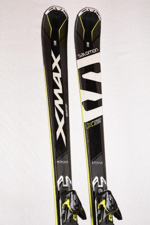 160 cm ski's SALOMON X-MAX X12 power frame, woodcore, carbon, Sport en Fitness, Skiën en Langlaufen, Gebruikt, Ski's, Ski, Salomon