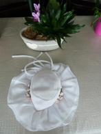 Witte bruidshoed, Autre, Wit, Ophalen of Verzenden, Zo goed als nieuw