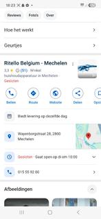 Ritello stofzuiger - luchtreiniger, Enlèvement ou Envoi, Comme neuf, Aspirateur