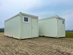 Sanitair unit | Opslag unit | 6,00 x 2,40 m | 2 stuks, Doe-het-zelf en Bouw, Sanitair, Ophalen, Gebruikt, Douche