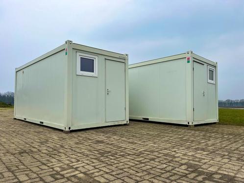 Sanitair unit | Opslag unit | 6,00 x 2,40 m | 2 stuks, Doe-het-zelf en Bouw, Sanitair, Gebruikt, Douche, Ophalen