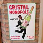 Plaque émaillée Cristal Monopole, Enlèvement ou Envoi, Panneau publicitaire