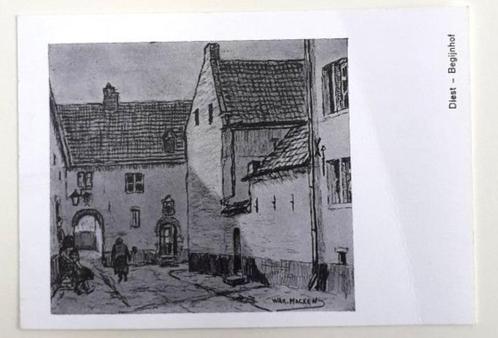 postkaart Diest - "Begijnhof" nr 7, Verzamelen, Postkaarten | België, Ongelopen, Vlaams-Brabant, Verzenden