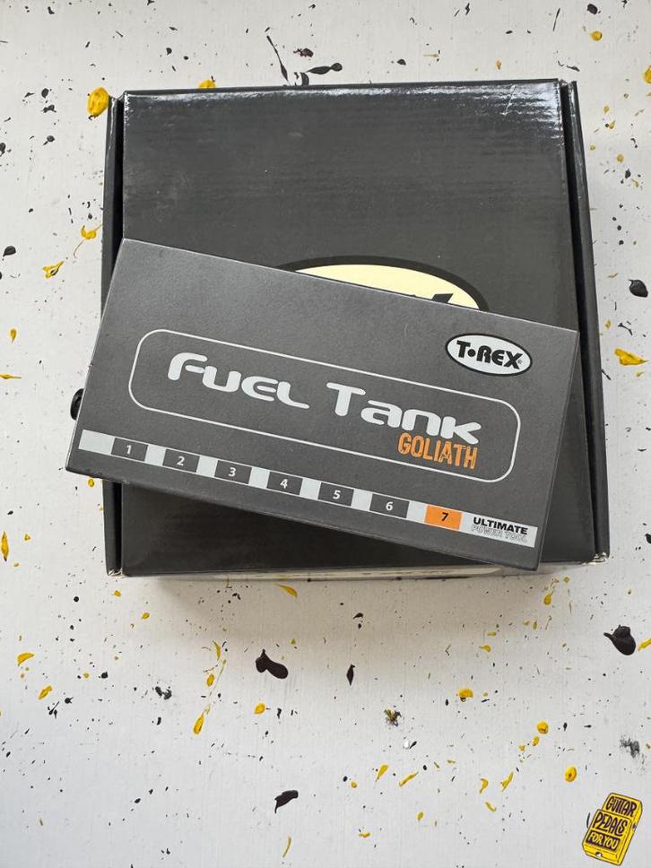 Réservoir de carburant T-Rex Goliath + câbles, Musique & Instruments, Effets, Utilisé, Autres types, Enlèvement ou Envoi