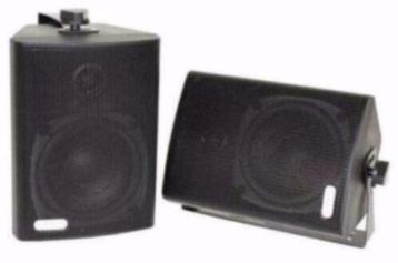 Surround Speakers 2 x 45 Watt met beugels Zwart beschikbaar voor biedingen