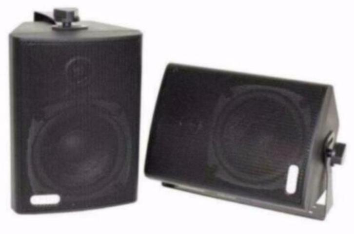 Surround Speakers 2 x 45 Watt met beugels Zwart, Audio, Tv en Foto, Luidsprekerboxen, Nieuw, Front, Rear of Stereo speakers, Minder dan 60 watt