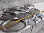 Lot inox schotels, rvs schalen, Ophalen of Verzenden, Zo goed als nieuw, Overige materialen, Schaal of Schalen