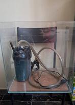 Cuve nue aquarium 64l (40x40x40)avec pompe externe