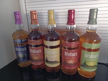 Exclusieve Benriach 15y Oude Single Malt Whisky Collectie beschikbaar voor biedingen