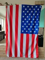 Amerikaanse vlag VS. (190 cm x 130 cm)., Ophalen of Verzenden, Gebruikt