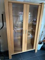 vitrinekast, Enlèvement, Comme neuf, Chêne