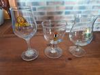 3 speciale bierglazen, Ophalen of Verzenden, Zo goed als nieuw