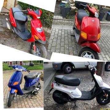 Gezocht!!gilera,piaggio,yamaha…scooters met of zonder werk!! beschikbaar voor biedingen