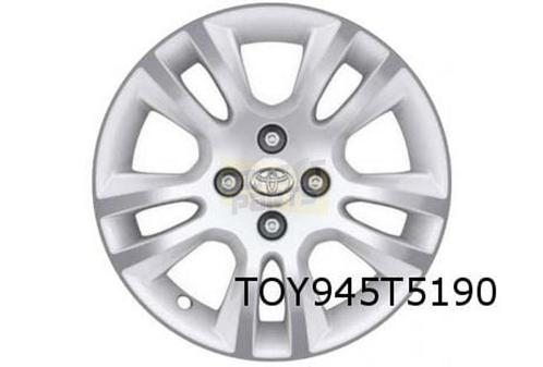 Toyota Aygo velg Aluminium 15'' dubbele 5-spaaks wit / gepol, Autos : Pièces & Accessoires, Pneus & Jantes, Pneu(s), 15 pouces