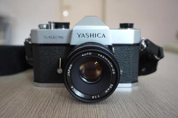 Yashica TL-Electro + Yashinon-DS 50mm f/1.9 beschikbaar voor biedingen