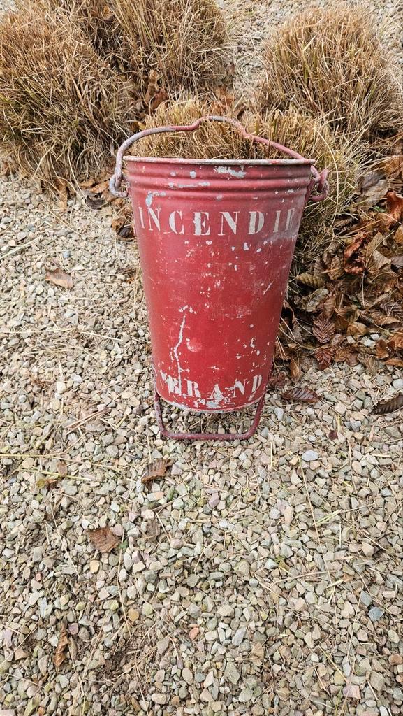 Vintage brand emmer, Antiek en Kunst, Curiosa en Brocante, Ophalen