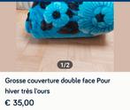 Couverture très chaud Double face Très gros pour  hiver, Enlèvement, Comme neuf