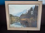Schilderij landschap, Antiek en Kunst, Ophalen