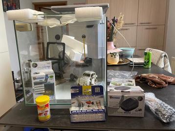 Aquarium + accessoires, Enlèvement, Utilisé, Aquarium vide