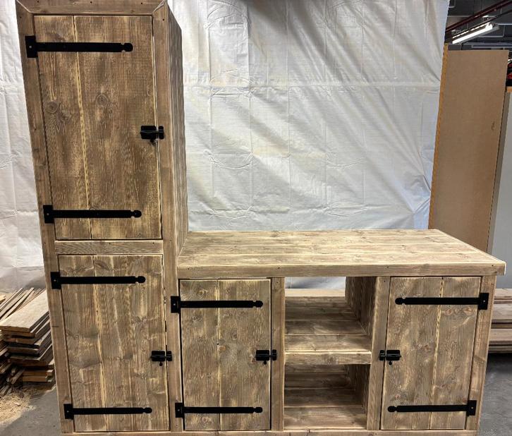 Uniek BBQ meubel, buitenkeyken van douglas of steigerhout, Maison & Meubles, Cuisine | Éléments de cuisine, Neuf, Enlèvement