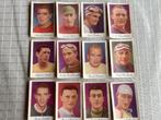 12 prenten chromos wielrenners De Beukelaar reeks IV uit 195, Verzamelen, Ophalen of Verzenden, Gebruikt